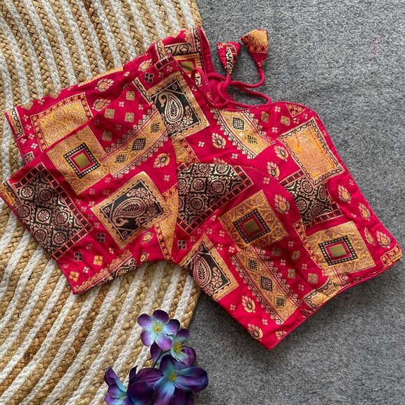 MULTI COLOR BLOUSE - Picture 8 of 16